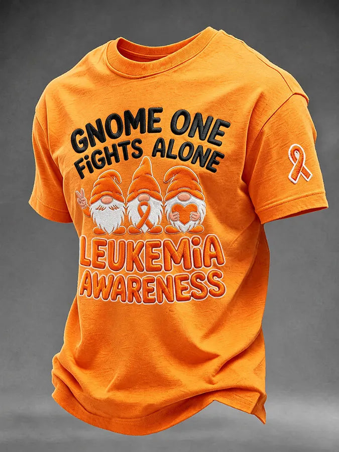 Men's Leukemia Awareness Graphic Short-Sleeve T-Shirt