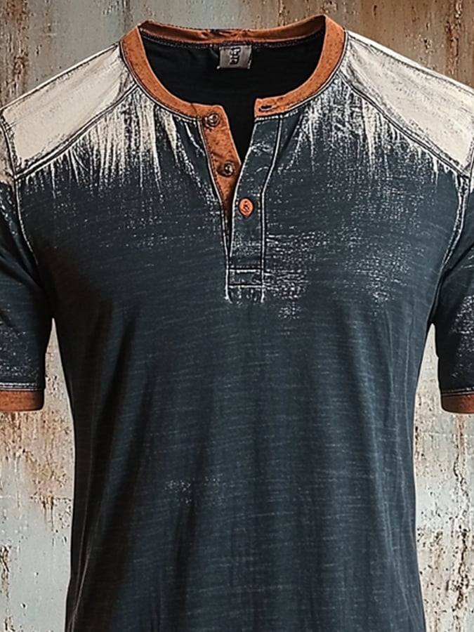 Men's Vintage Outdoor Distressed Comfortable T-Shirt