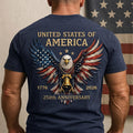 Men's USA 250th Anniversary Casual T-Shirt