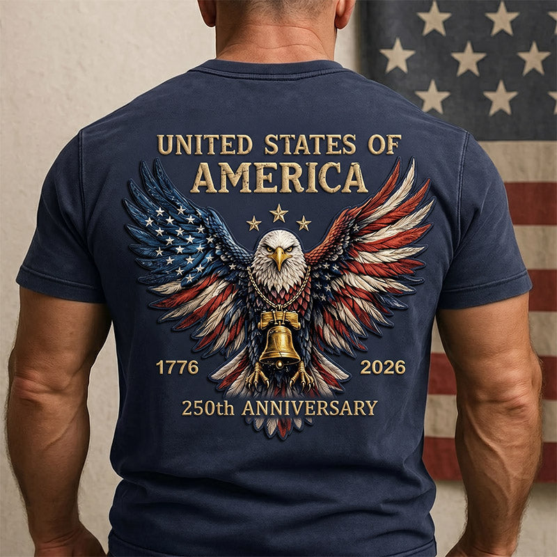 Men's USA 250th Anniversary Casual T-Shirt