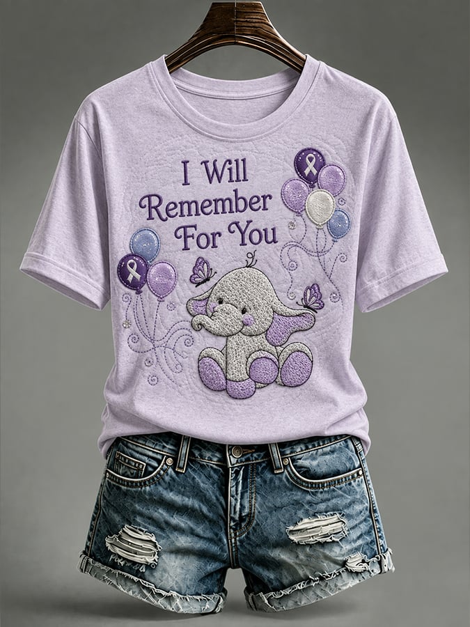 Women's Alzheimer's Awareness Short-Sleeve T-Shirt