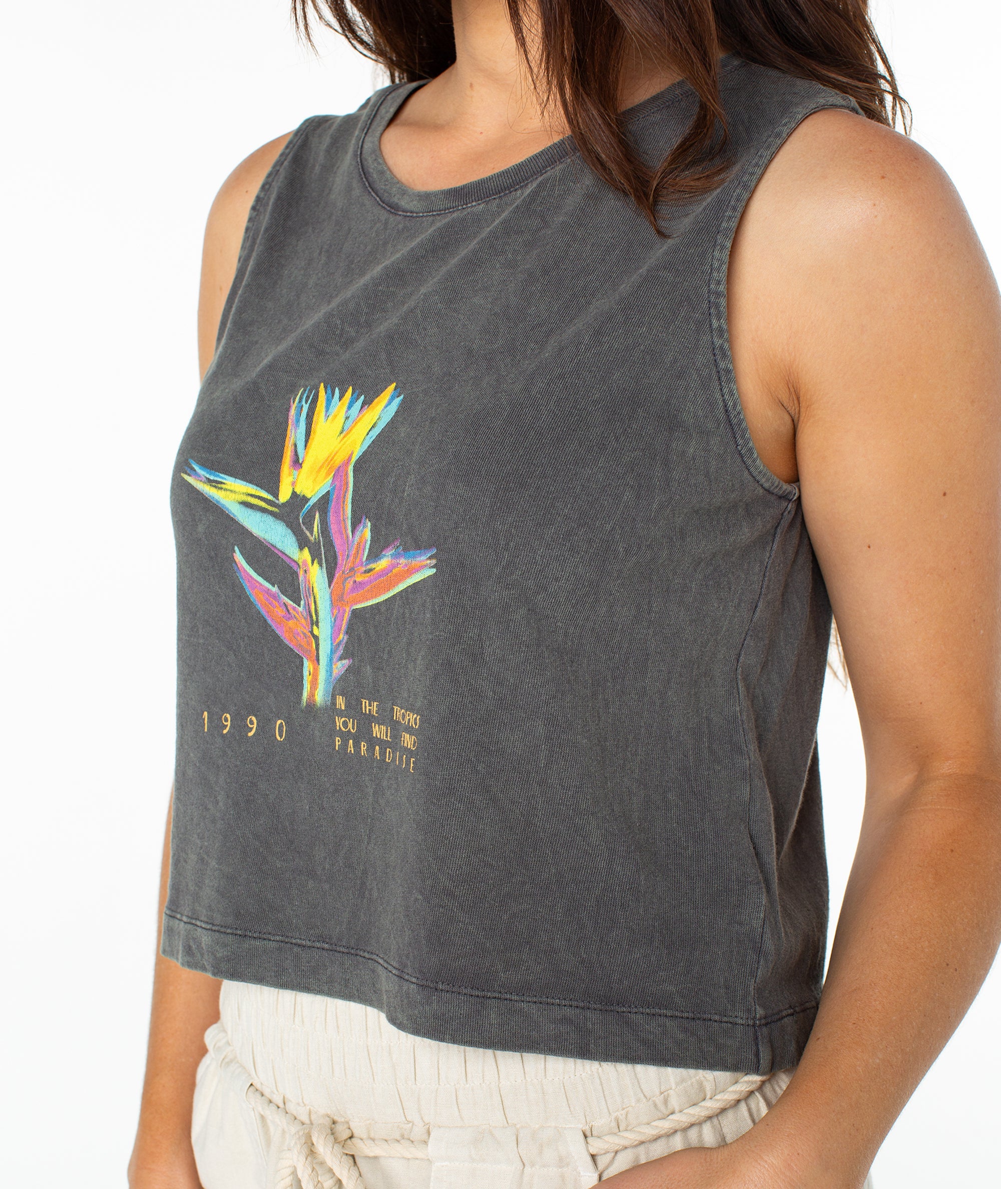 Sleeveless Cartoon Round Neck Vest