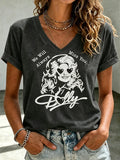 Women'S Country Music Printed Casual T-Shirt