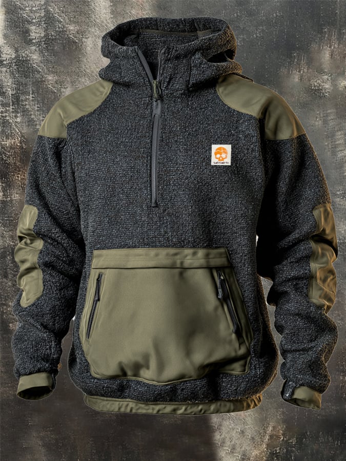 Men’s Retro Comfortable Outdoor Warm Sweatshirt