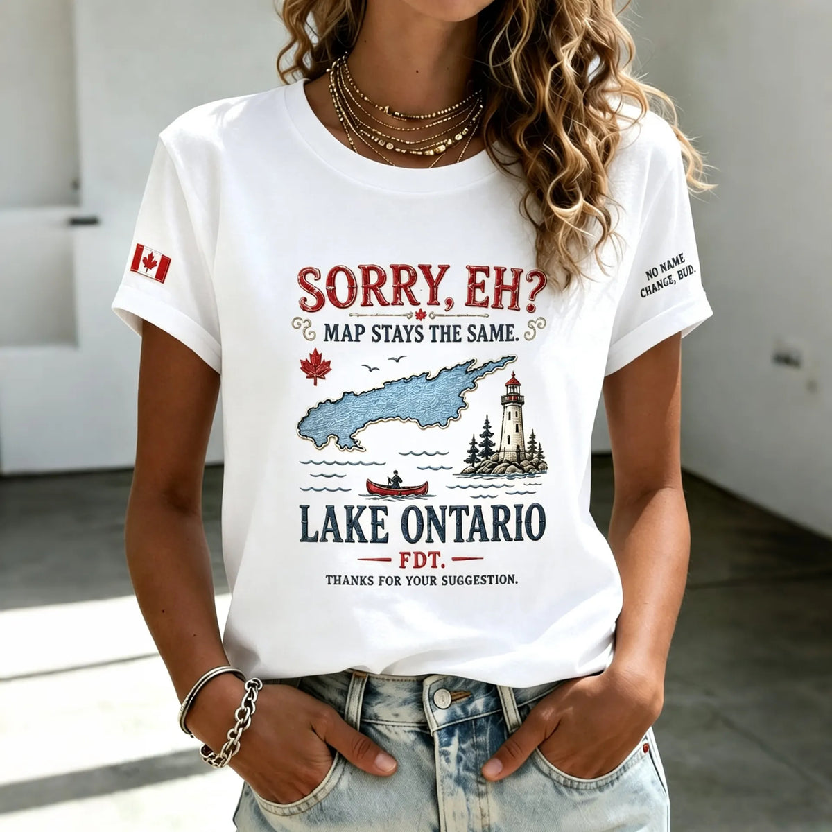 Women's Lake Ontario Printed T-shirt