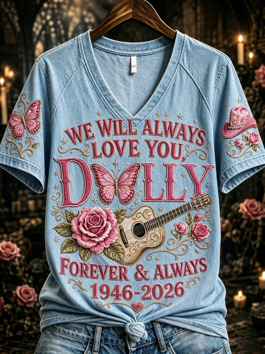 Women's Commemorative Print Casual T-Shirt