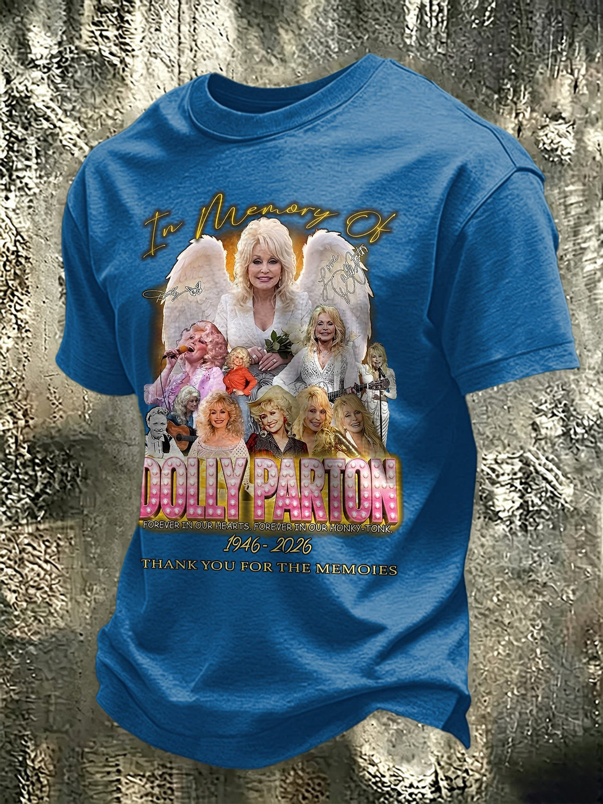 Men's Retro Queen Of Country Print T-Shirt