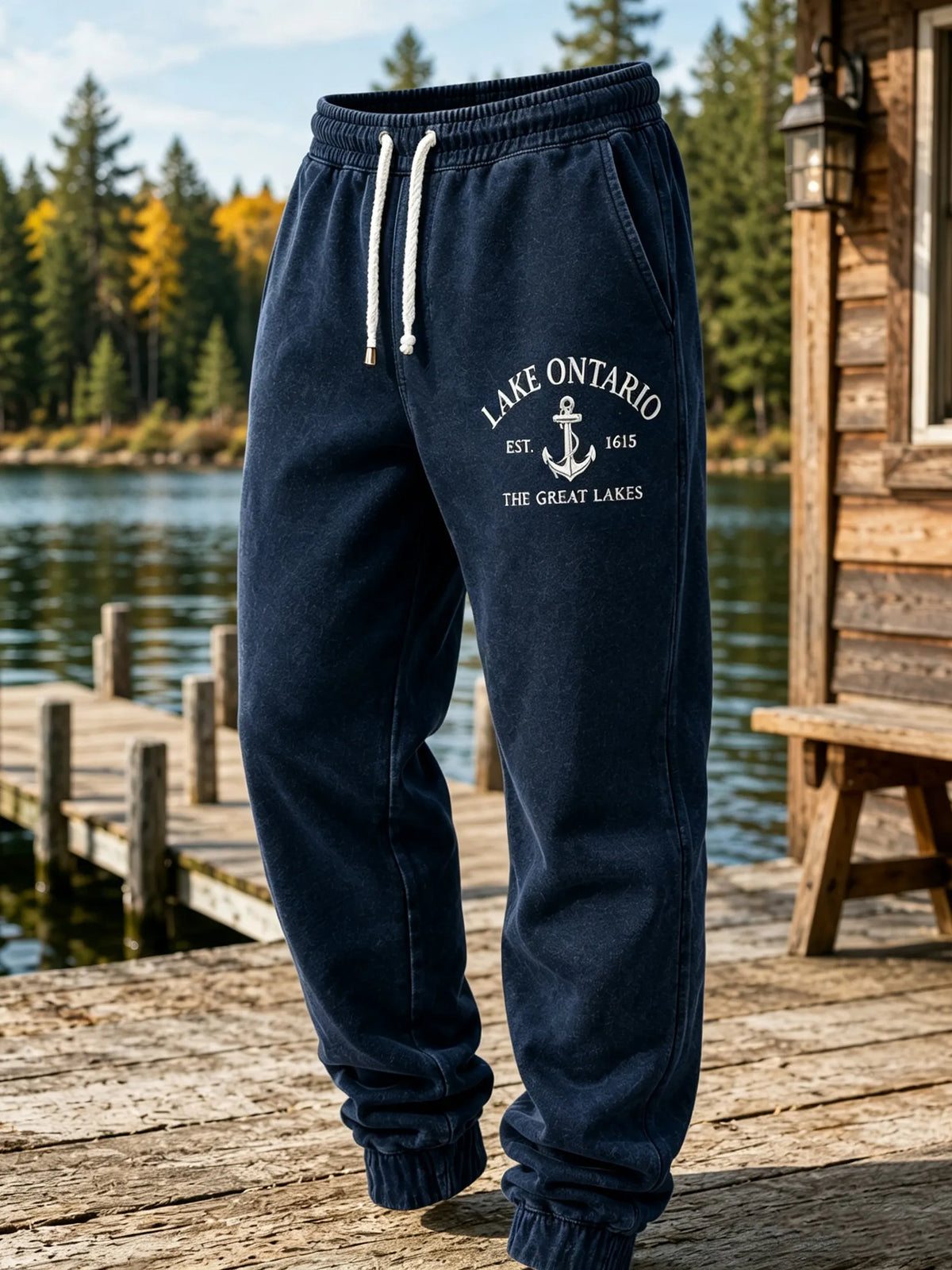 Men's 1615 Ontario Print Casual Sweatpants