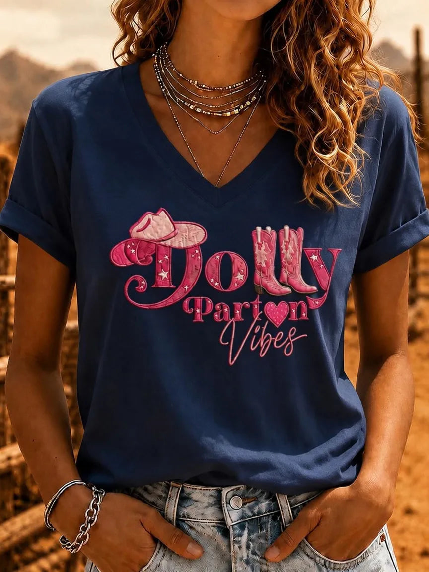 Women'S Commemorative Printed Casual T-Shirt