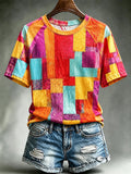 Women's Casual Print Short-Sleeve T-Shirt