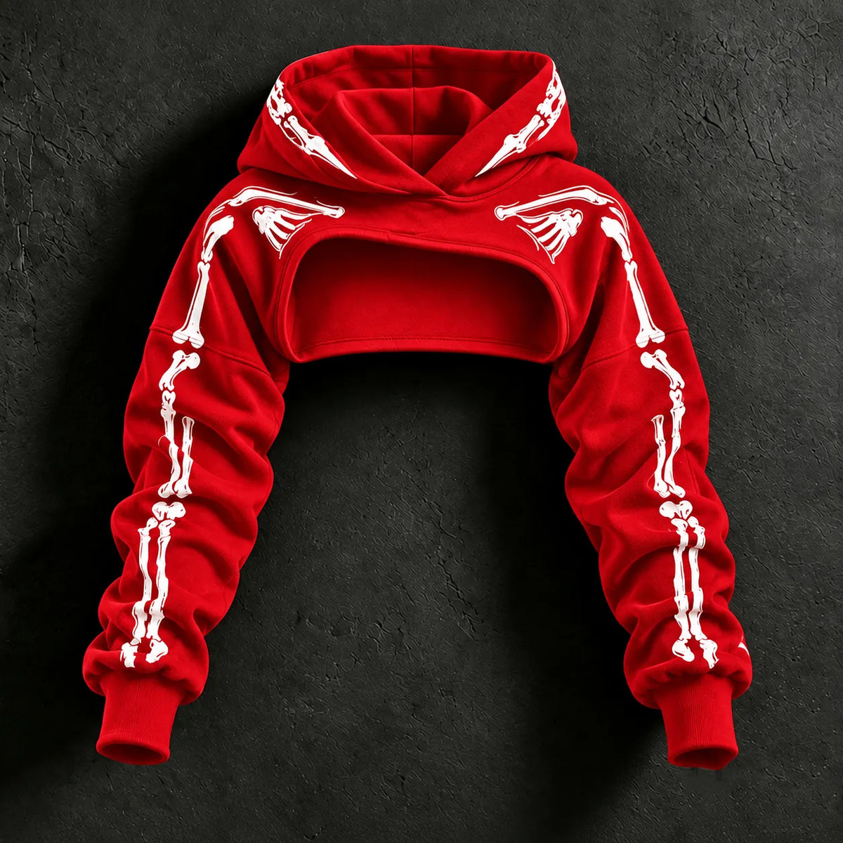 Women's Vintage Halloween Skull-line Casual Athletic Two-piece Set