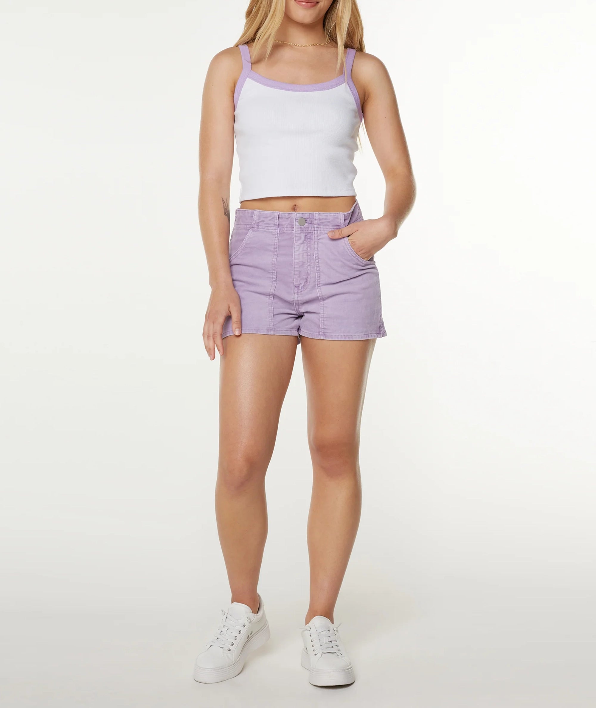 Solid Color Short Cool Strappy Vest