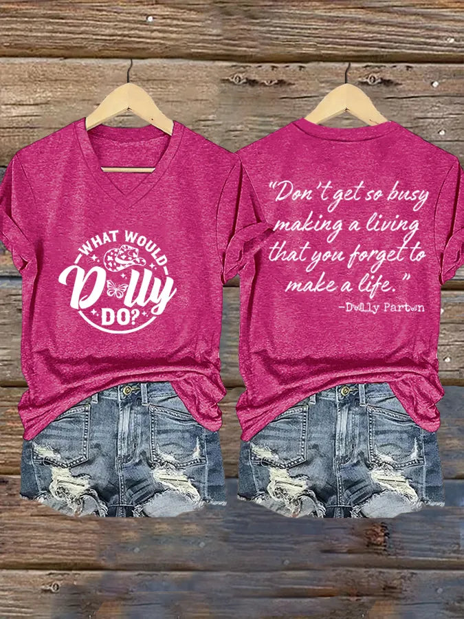Women's Country Music Print T-shirt