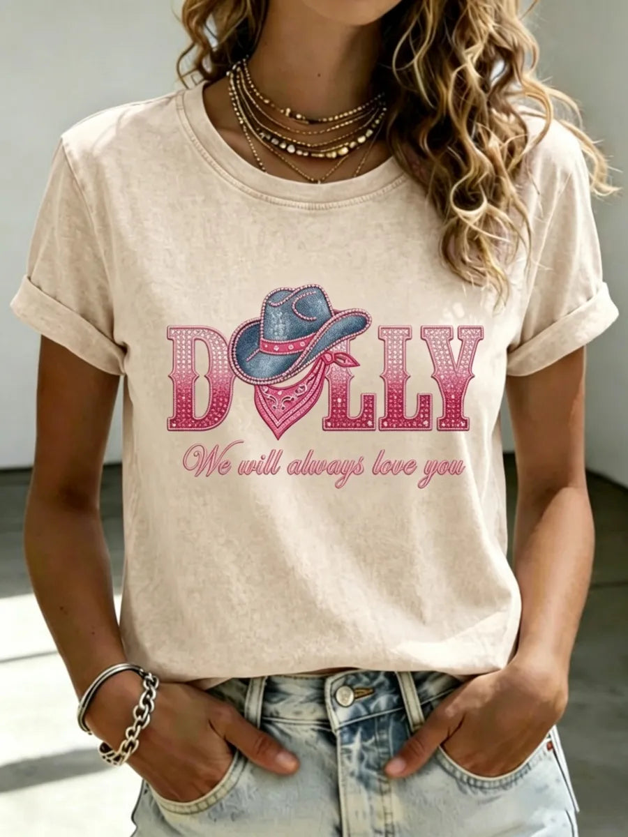 Women's Commemorative Print Vintage T-Shirt