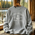 Men's 1615 Ontario Printed Casual Warm Sweatshirt