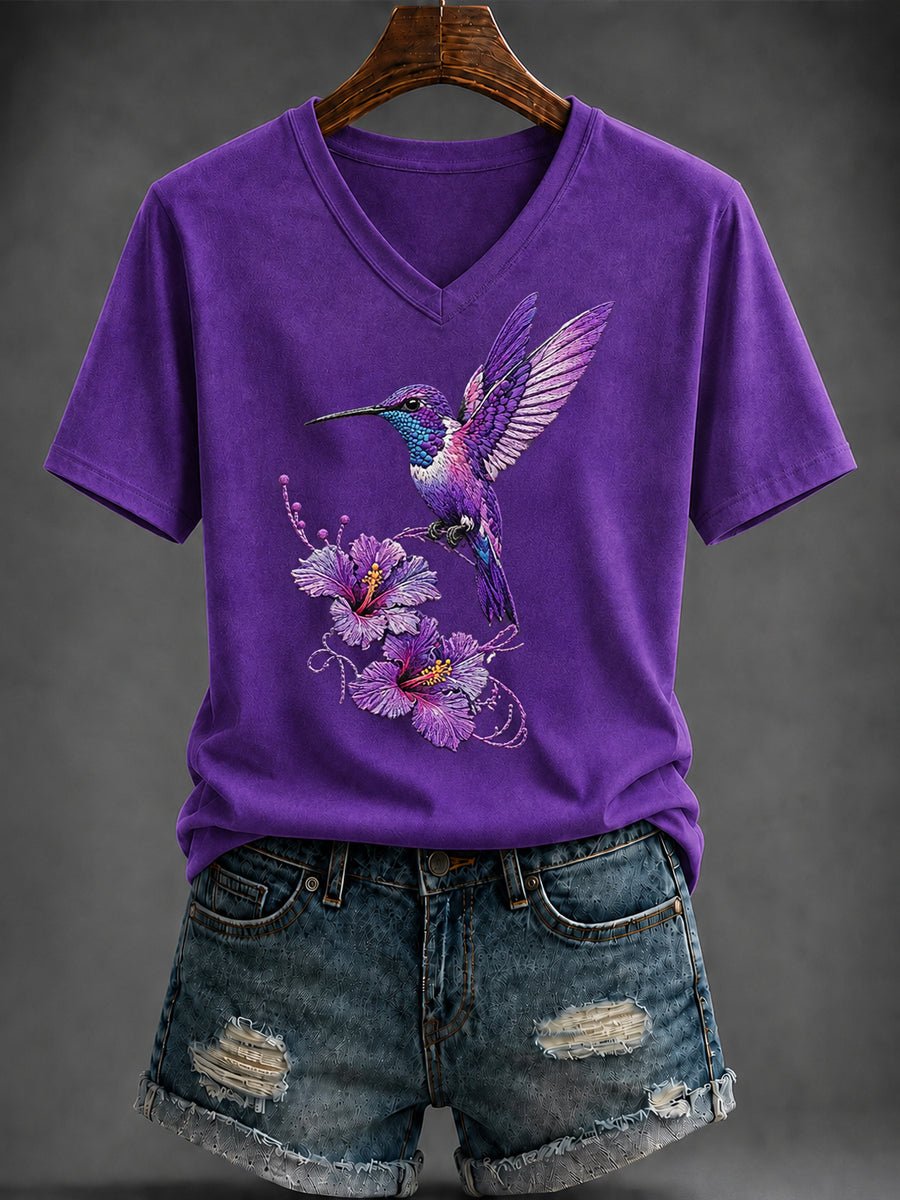 Women's Alzheimer's Awareness Print T-shirt