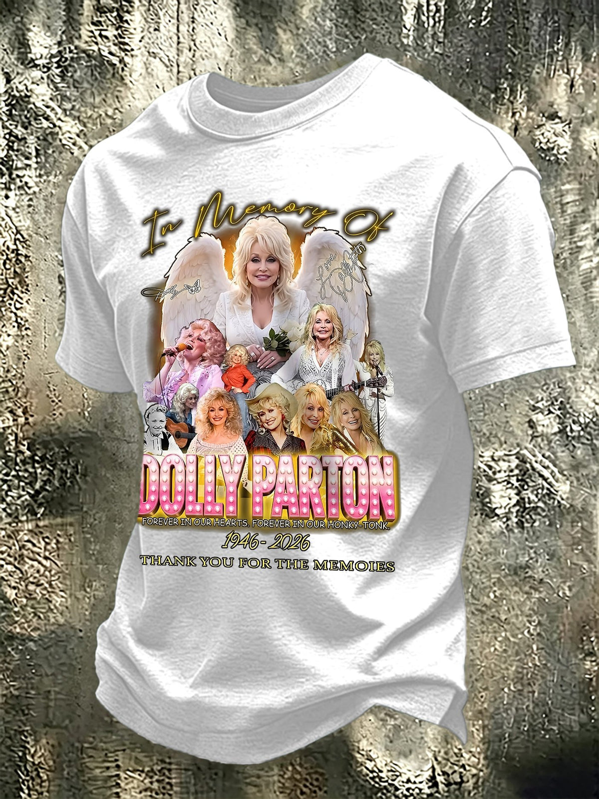 Men's Retro Queen Of Country Print T-Shirt