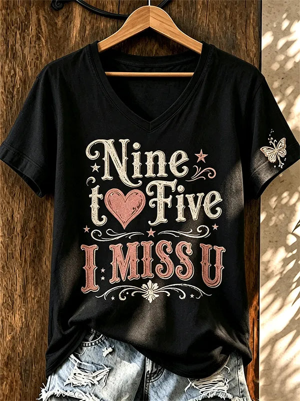 Women'S Nostalgic Commemorative Classic Printed T-Shirt