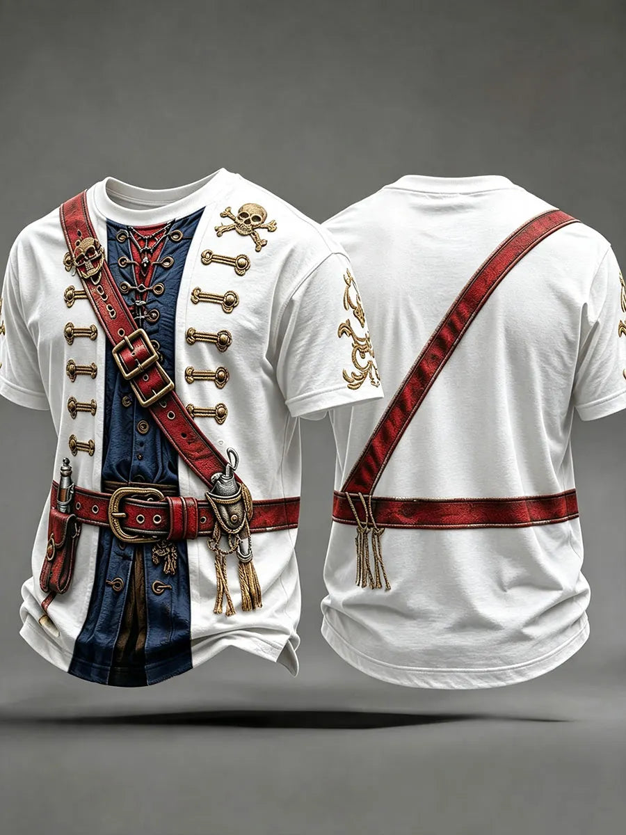 Men's Pirate Print T-Shirts