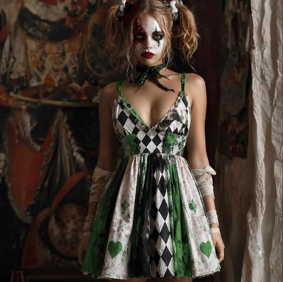 Women Halloween Cosplay Gothic Style Dress