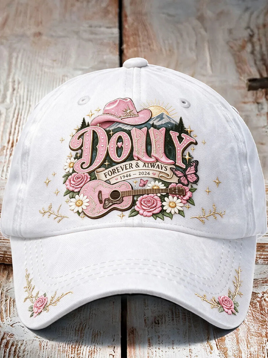 Unisex Legendary Country Singer Print Hat