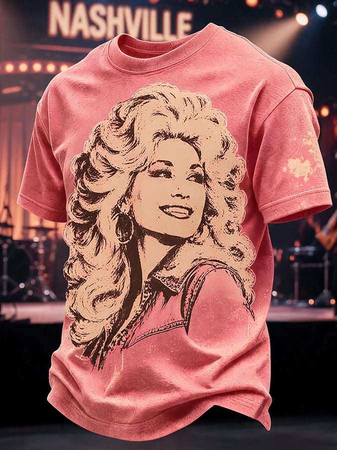 Country Singer Commemorative Printed T-Shirt