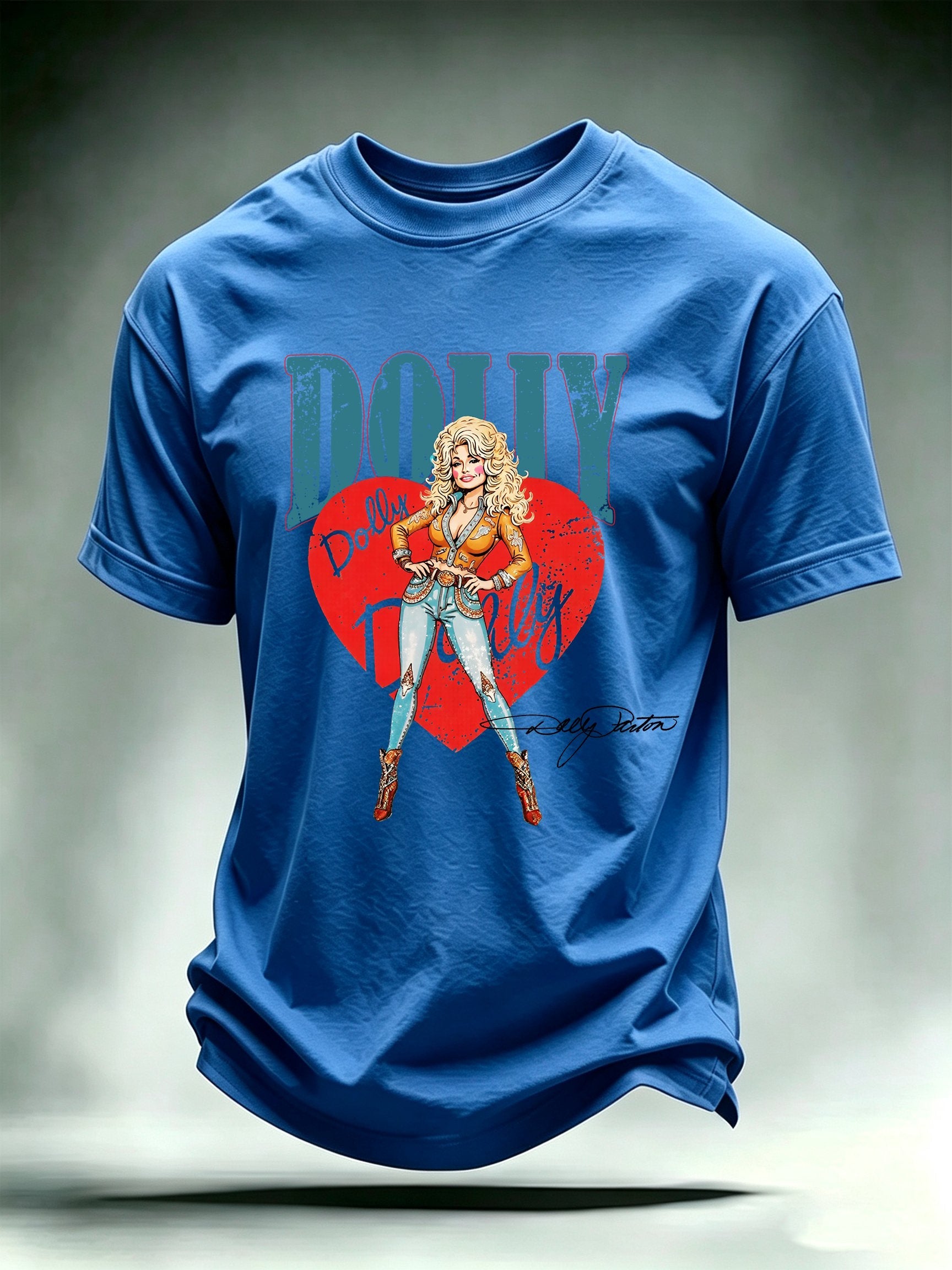 Men's Vintage Country Music Tribute Parton Tour T-Shirt