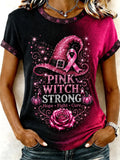 We All Wear Pink In October Art Print T-Shirt
