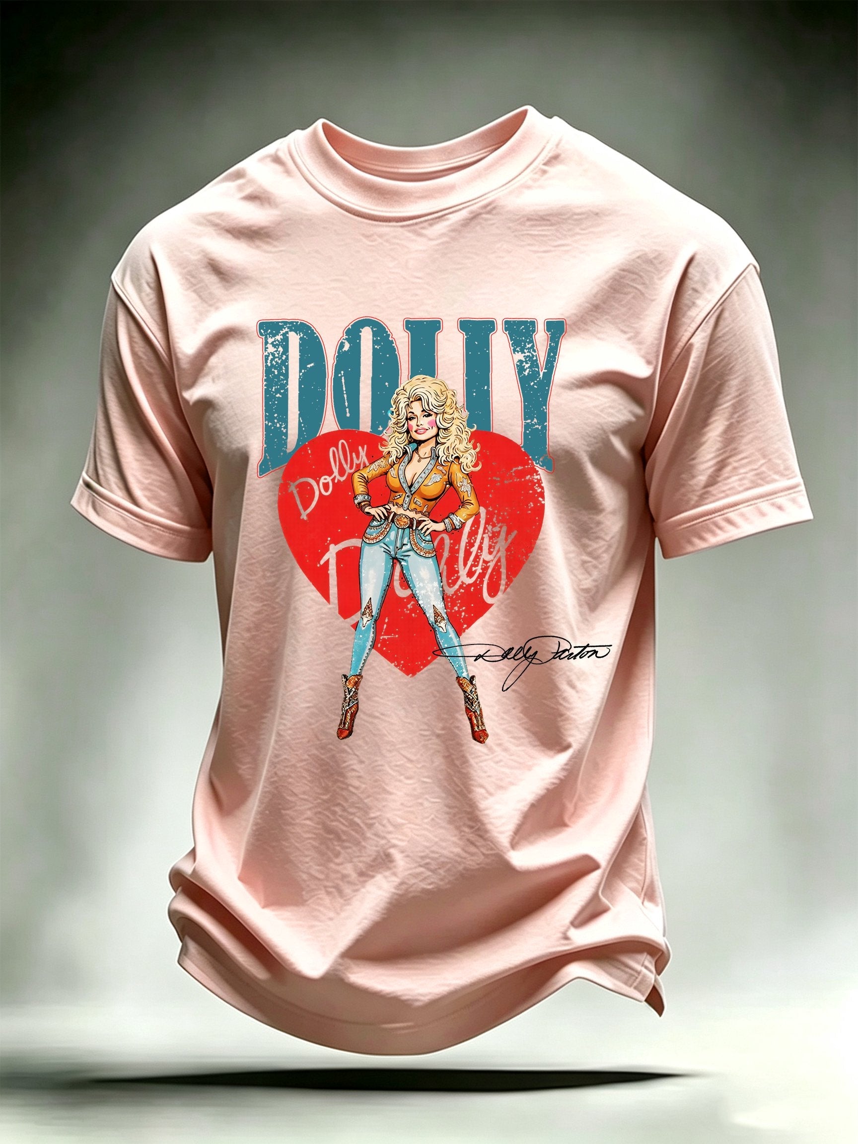 Men's Vintage Country Music Tribute Parton Tour T-Shirt