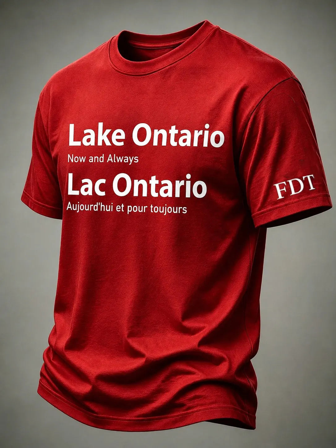 Men's Lake Ontario Print Short-sleeve T-shirt