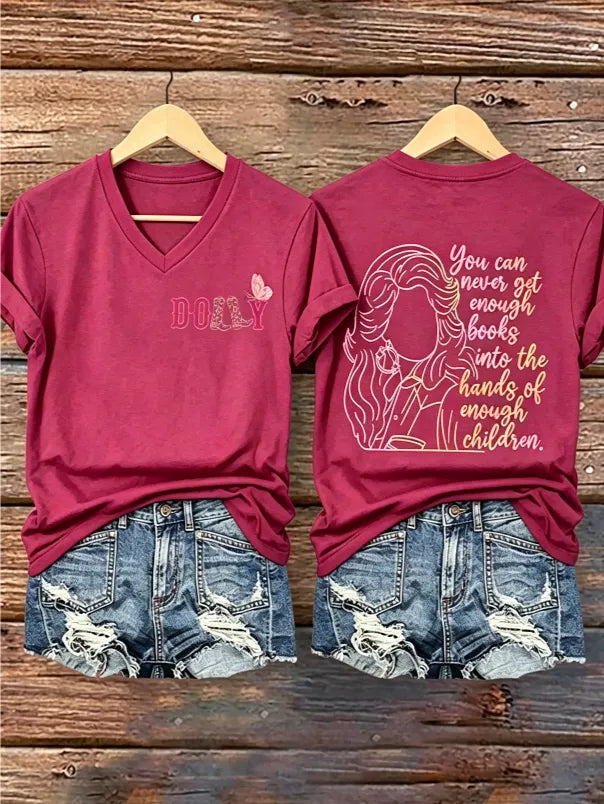 Women'S Commemorative Printed Casual T-Shirt