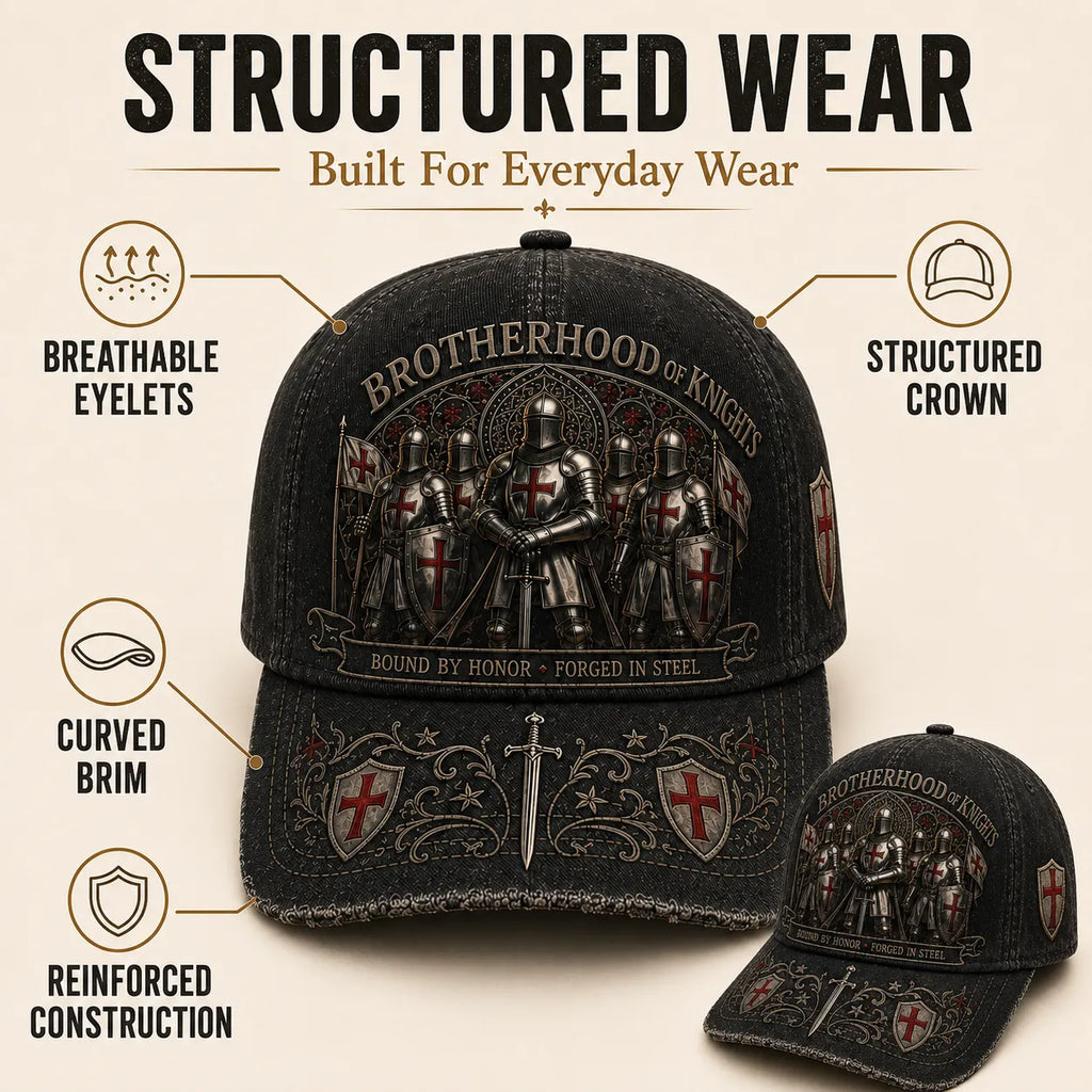 ⚔️ Brotherhood Of Knights Honor Cap