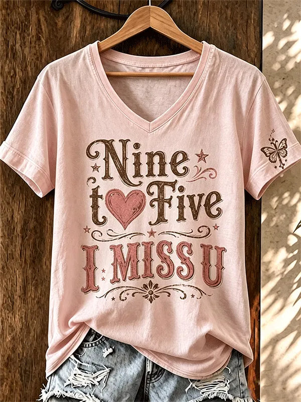 Women'S Nostalgic Commemorative Classic Printed T-Shirt