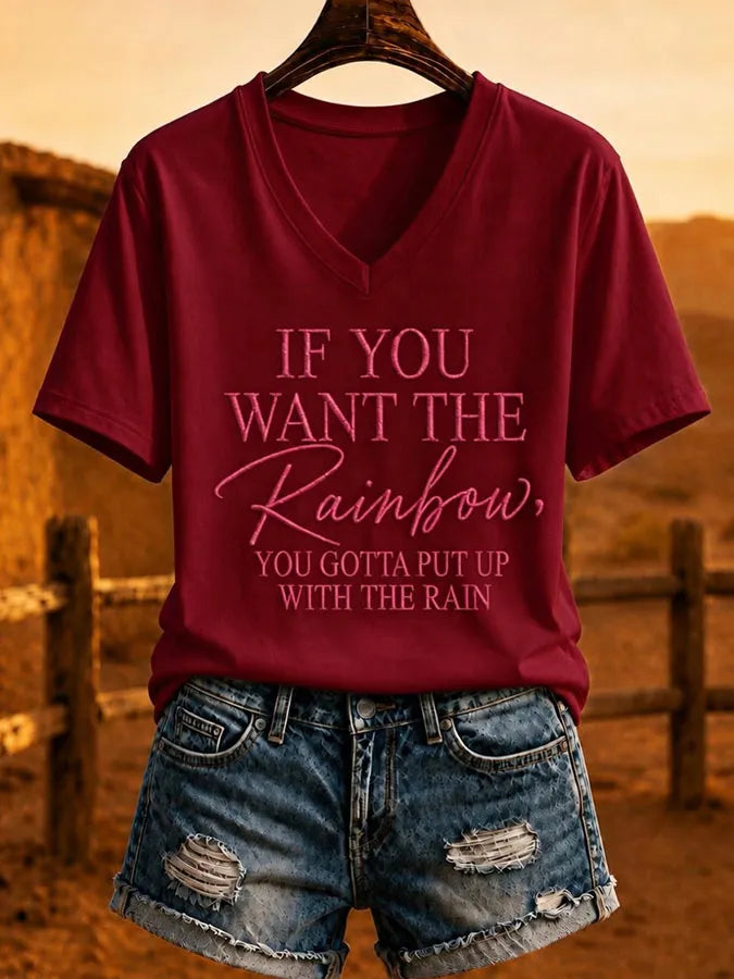 Women'S Commemorative Printed Casual T-Shirt