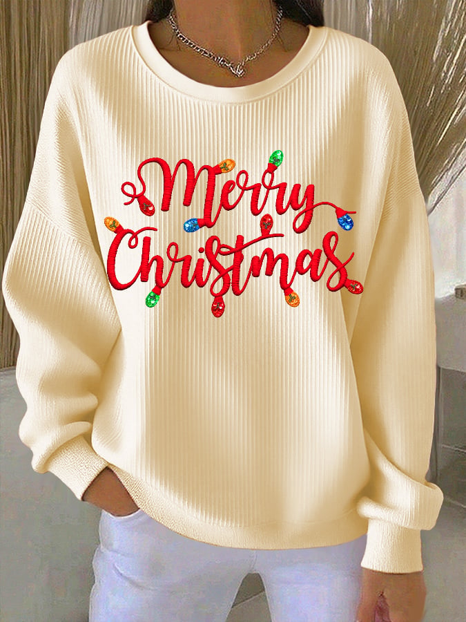 Women's casual Christmas sweatshirt