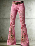 Women's Legendary female country singer Pattern Jeans
