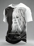 Men's Retro Print Short-Sleeve T-Shirt