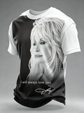 Men's Retro Print Short-Sleeve T-Shirt