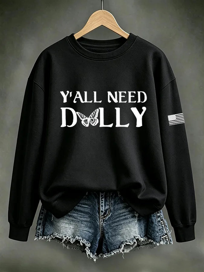 Women'S Country Music Print Sweatshirt