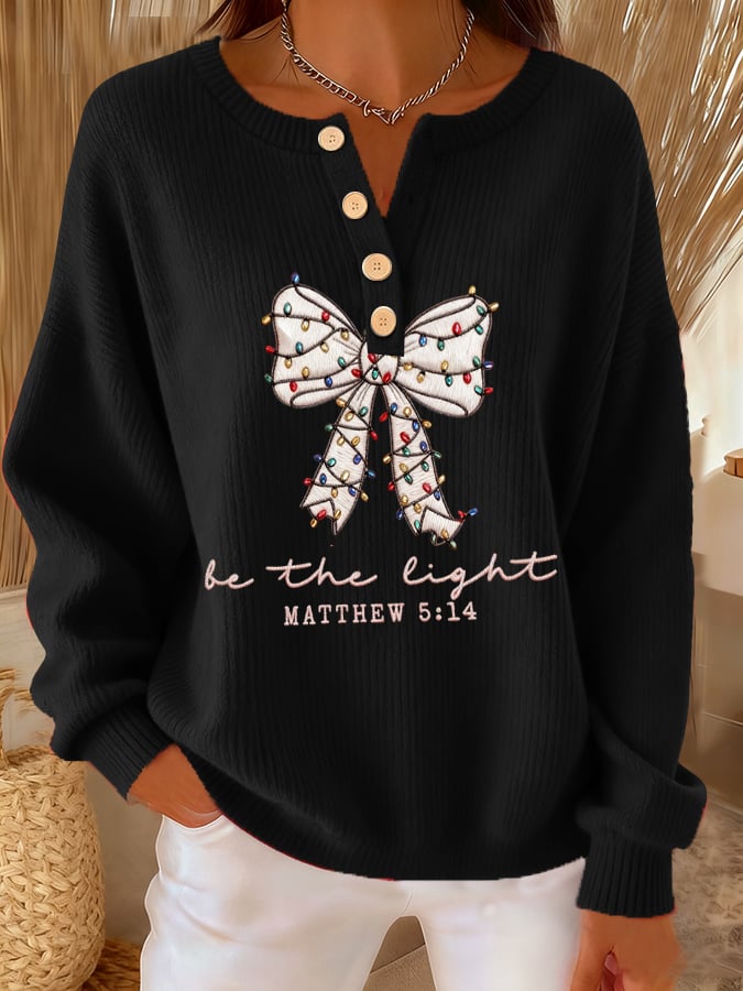 Women's Casual Wear Becomes A Button-Down Sweatshirt