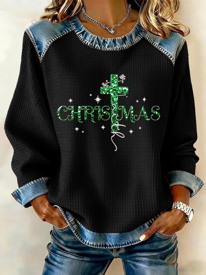 Women's Christmas Faith Casual Sweatshirt