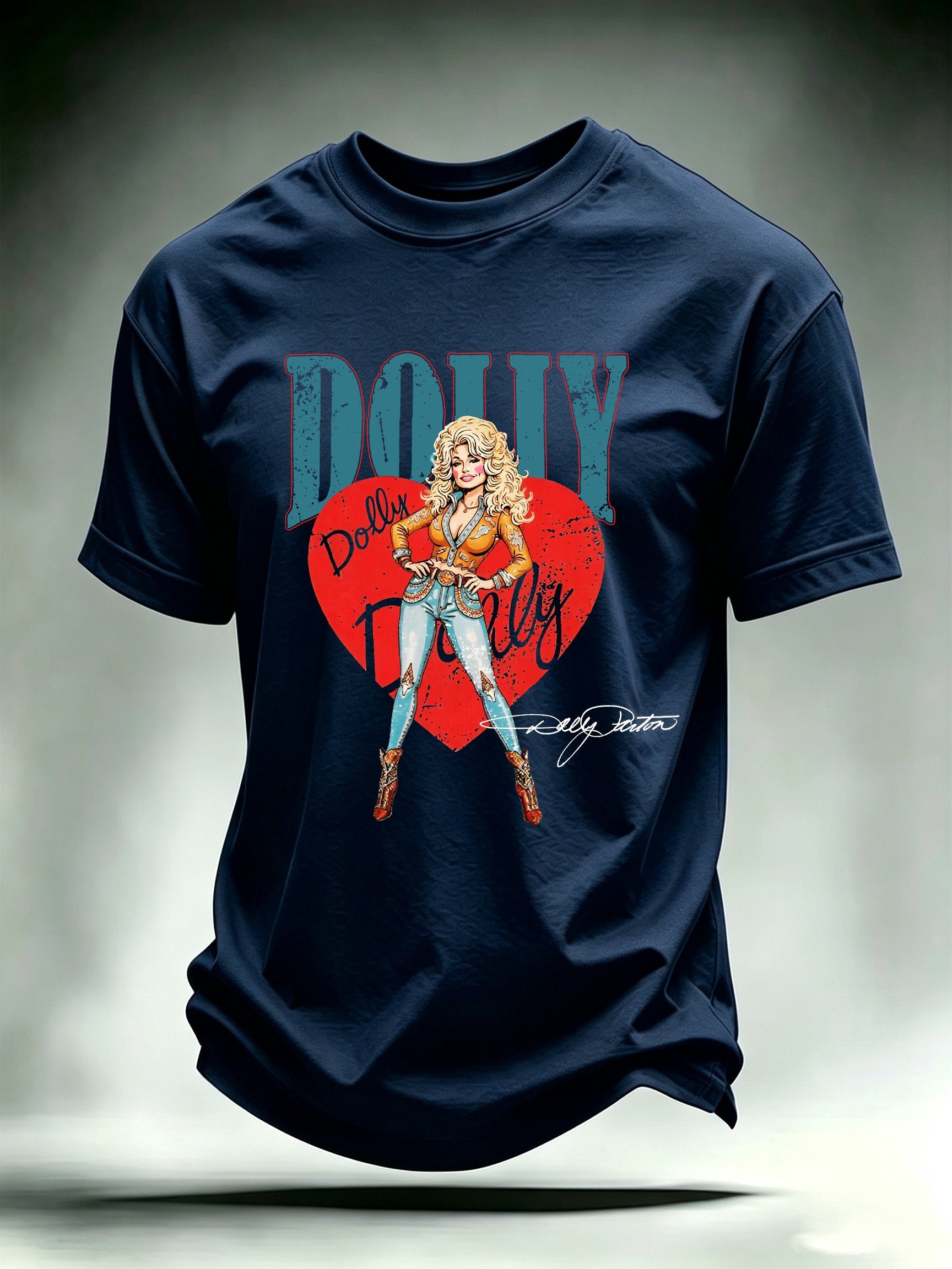 Men's Vintage Country Music Tribute Parton Tour T-Shirt