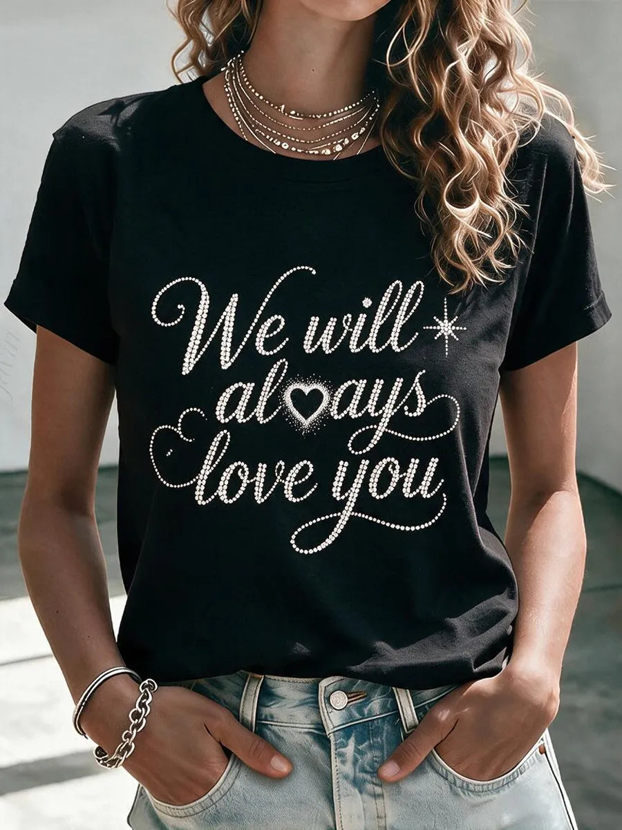 Women'S Commemorative Printed Casual T-Shirt