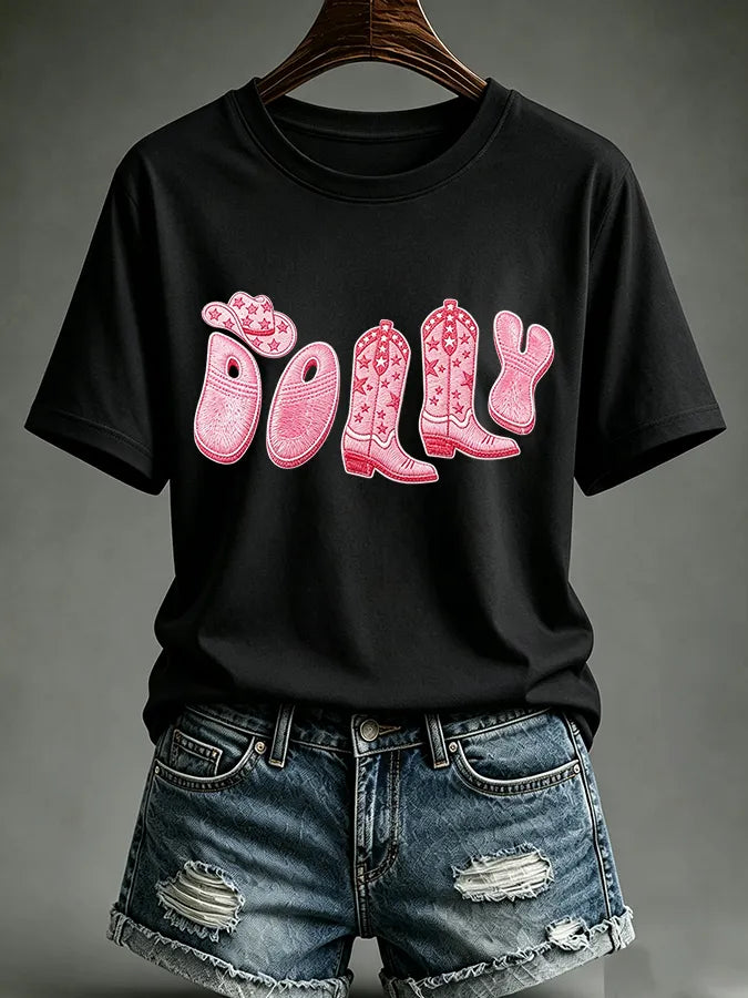 Women'S Commemorative Printed Casual T-Shirt