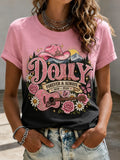 Women'S Commemorative Printed Casual T-Shirt