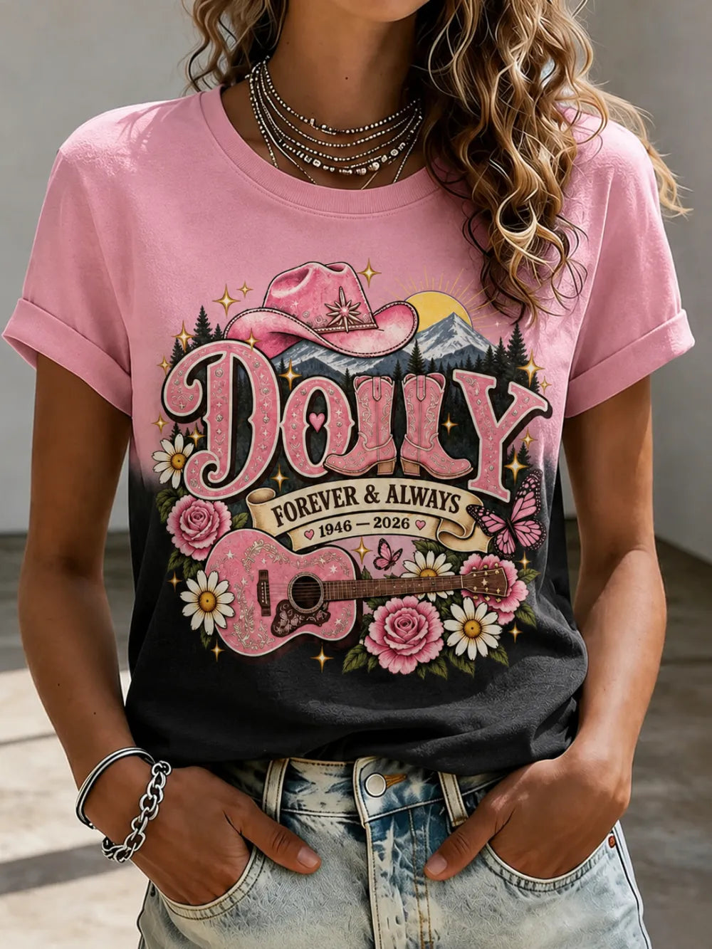 Women'S Commemorative Printed Casual T-Shirt