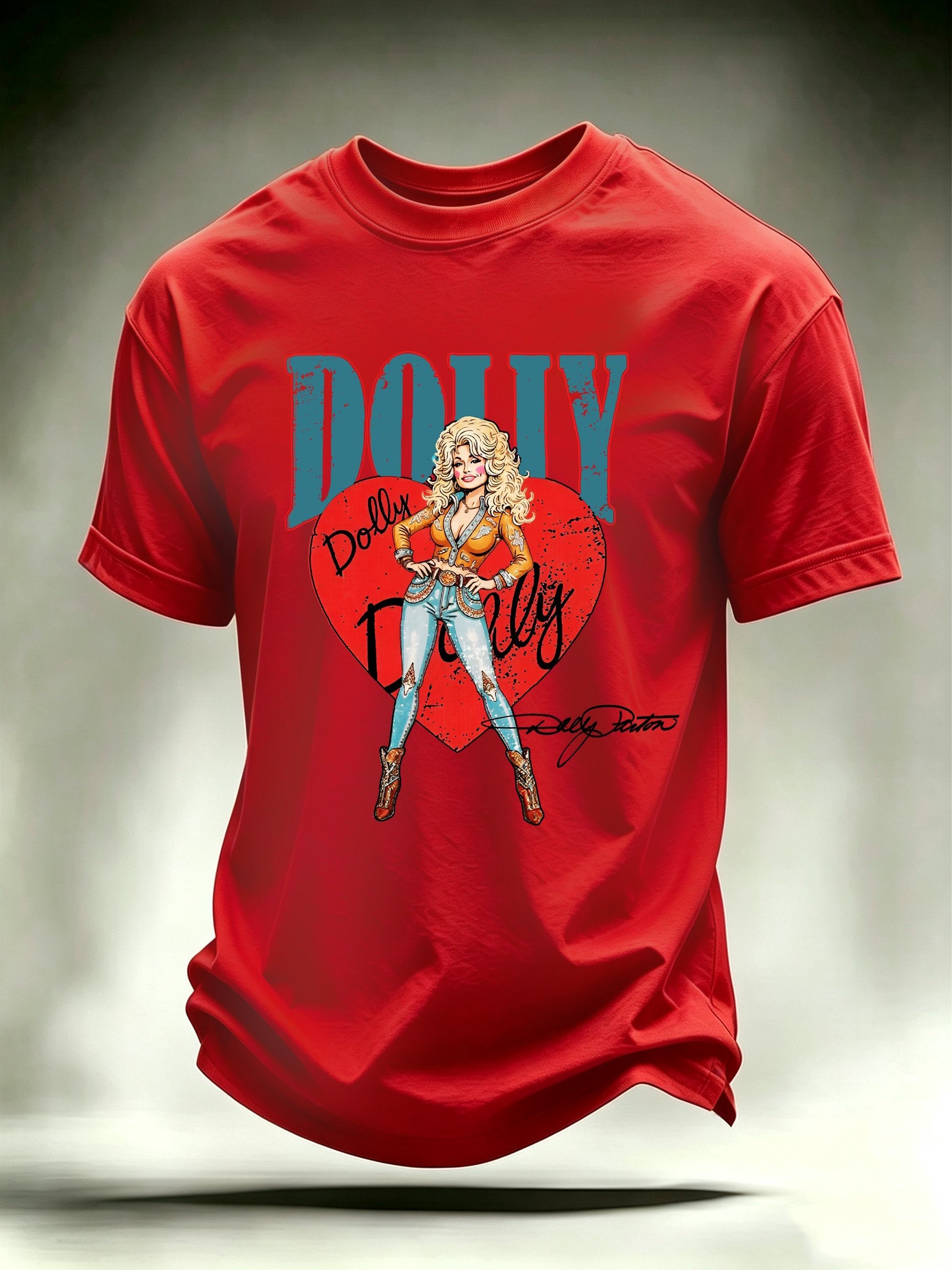 Men's Vintage Country Music Tribute Parton Tour T-Shirt