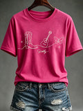 Women's Tribute To Country Music Legends Graphic T-Shirtv