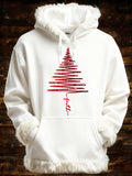 Men's Christmas Tree Pattern Hoodie
