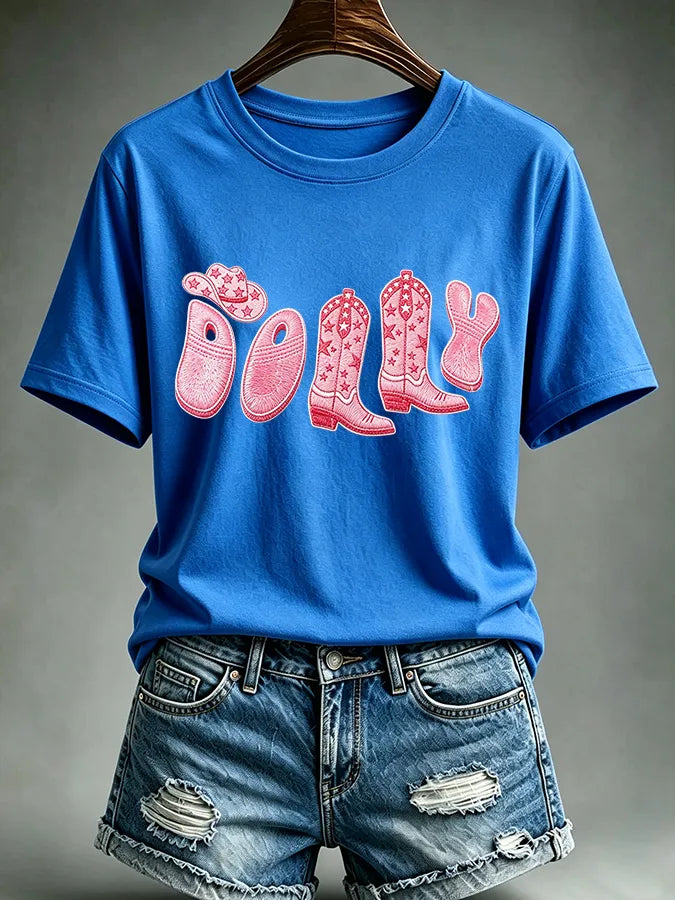 Women'S Commemorative Printed Casual T-Shirt